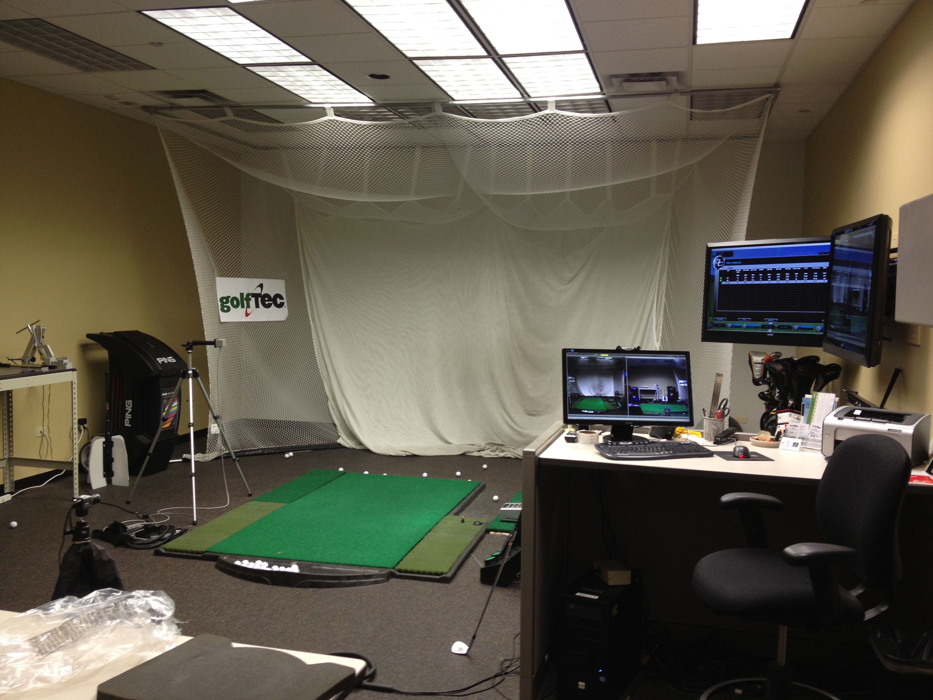 GolfTEC swing analysis lab